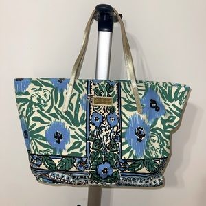 Lilly Pulitzer large blue tote